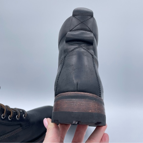 Frye Men’s Mid-Calf Boots Black 9 - Picture 12 of 16